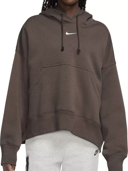 Флисовый пуловер с капюшоном свободного кроя Nike