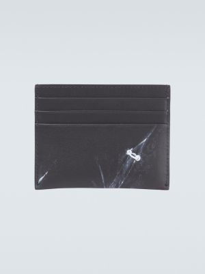 Portafoglio con stampa Givenchy nero