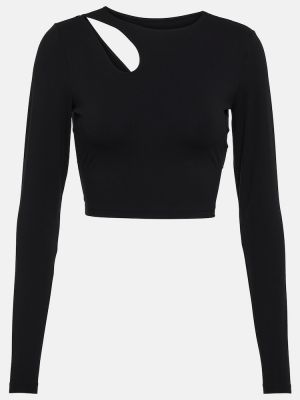 Jersey crop topp Wolford must