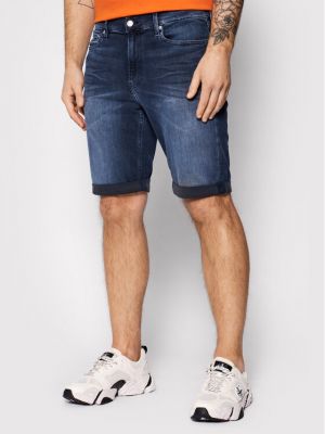 Дънкови шорти slim Calvin Klein Jeans