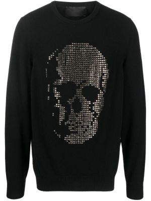 Kaschmir sweatshirt Philipp Plein schwarz