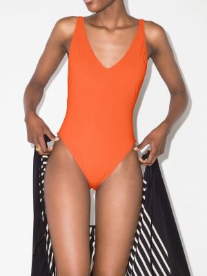 Badeanzug mit v-ausschnitt Toteme orange