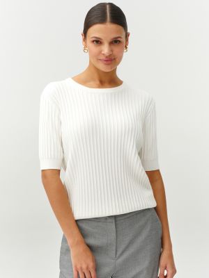 Пуловер Tatuum бяло