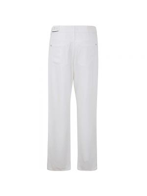 Pantalones chinos de cintura alta 7 For All Mankind blanco