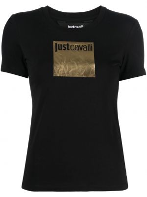 T-shirt Just Cavalli svart