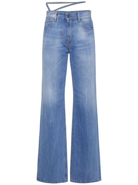 Boyfriend jeans i bomull Nensi Dojaka blå