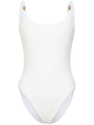 Jednodílné plavky Versace bílé