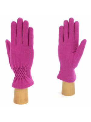 Утепленные шерстяные перчатки Fabretti розовые