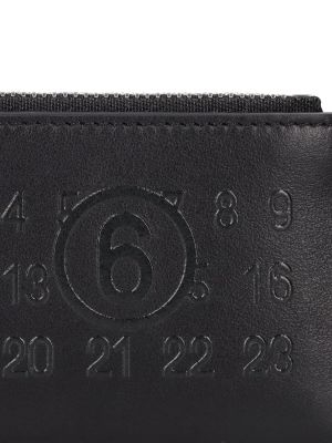 Peňaženka na zips Mm6 Maison Margiela čierna