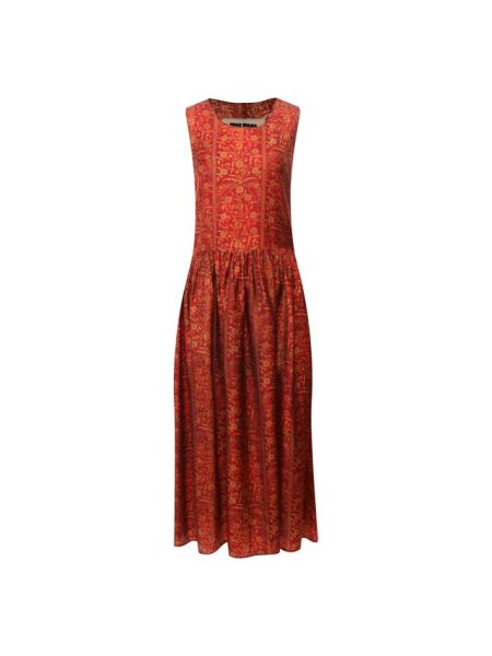 Платье миди Uma Wang, красное