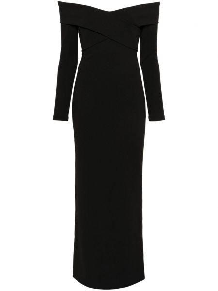 Dlouhé šaty Solace London čierna