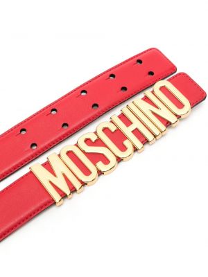Pasek skórzany Moschino