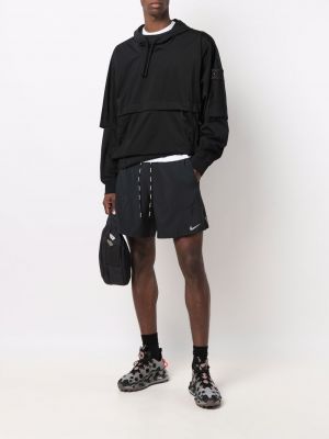Pantalones cortos deportivos con bordado Nike negro