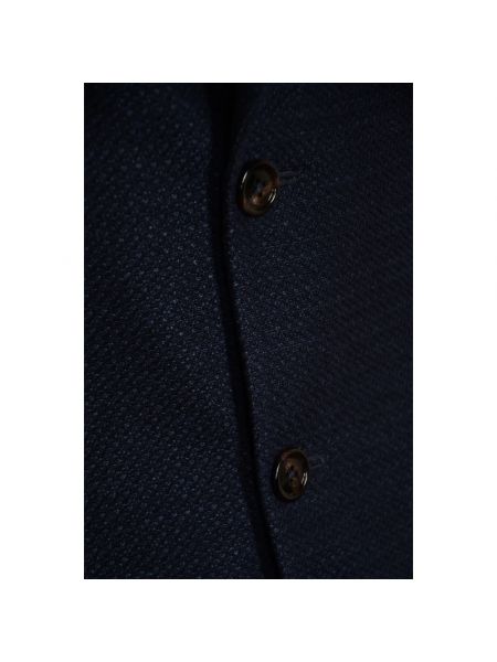 Chaqueta de lino de algodón Circolo 1901 azul
