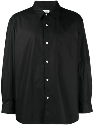 Βαμβακερό πουκάμισο Lemaire μαύρο