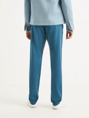 Pantaloni chino Celio albastru