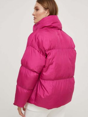 Oversized téli kabát Answear Lab rózsaszín