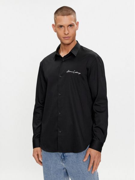 Marškiniai slim fit Armani Exchange juoda