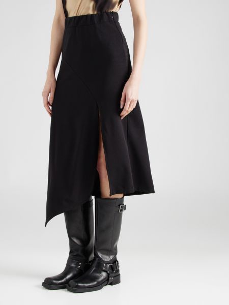 Asimetrična suknja Trendyol crna