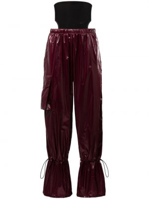 Pantaloni cargo cu croială lejeră Reebok Ltd roșu