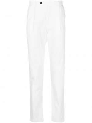Παντελόνι chino με κουμπιά Eleventy λευκό