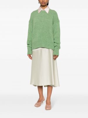 Sweter z okrągłym dekoltem N°21 zielony