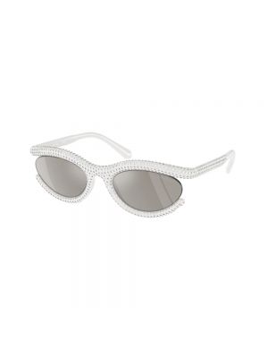 Okulary przeciwsłoneczne Swarovski białe