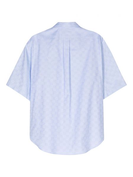 Hemd aus baumwoll Gucci blau