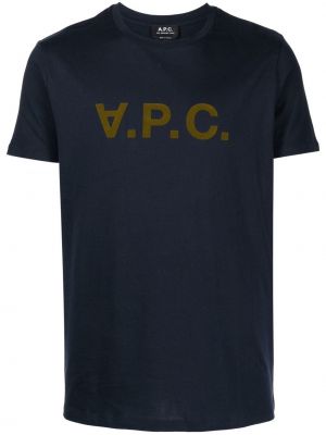 T-shirt A.p.c. blå