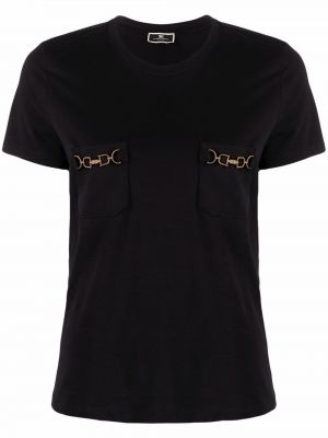 Camiseta Elisabetta Franchi negro
