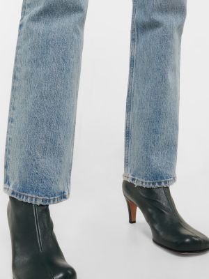 Bootcut džínsy s vysokým pásom Agolde modrá