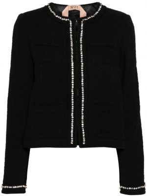 Tweed jacke N°21 schwarz