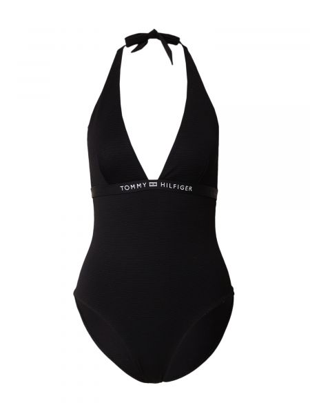 Vientisas maudymosi kostiumėlis Tommy Hilfiger Underwear juoda