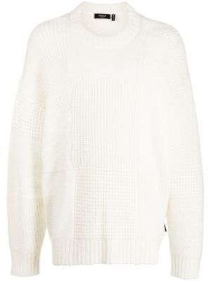 Dzianinowy sweter Five Cm biały