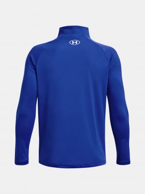 Športové tričko na zips Under Armour modrá