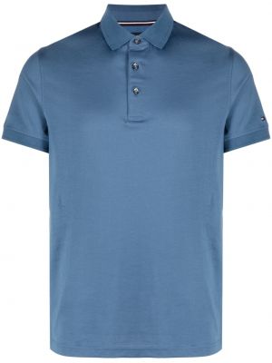 Kokvilnas polo krekls Tommy Hilfiger zils