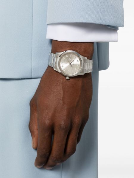 Automatinis laikrodis Gucci sidabrinė