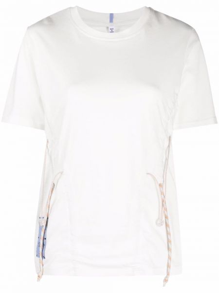 Camiseta con cordones Mcq blanco