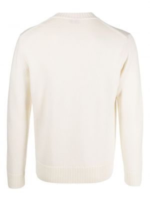 Pullover mit rundem ausschnitt Altea weiß