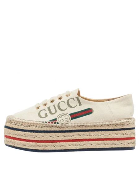 Półbuty Gucci Vintage białe