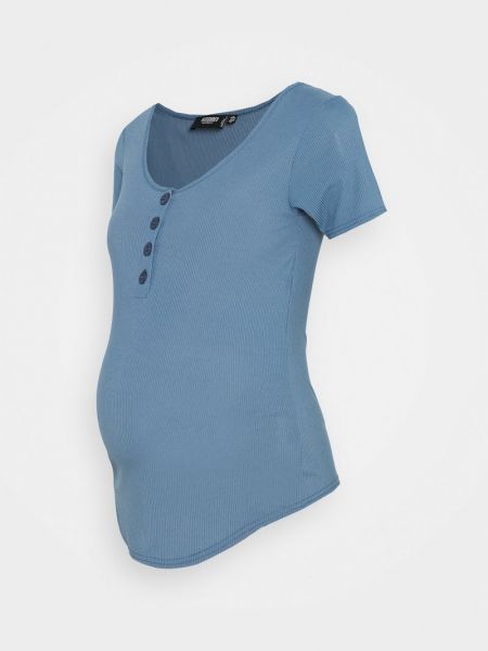 Koszulka Missguided Maternity niebieska