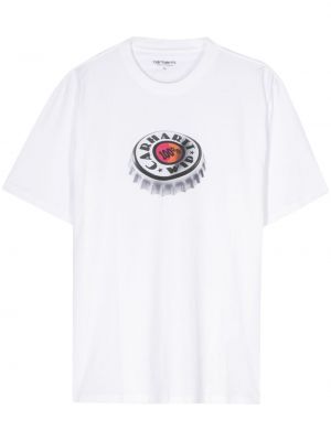 T-krekls ar apdruku Carhartt Wip balts