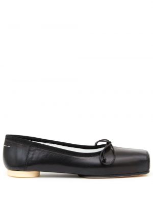 Pantofi cu funde din piele Mm6 Maison Margiela negru
