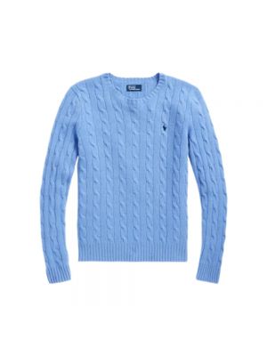 Sweter z długim rękawem Ralph Lauren niebieski