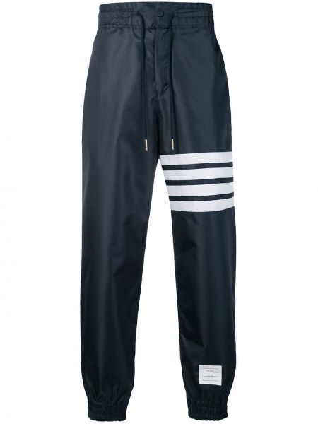 Relaxed спортни панталони Thom Browne синьо