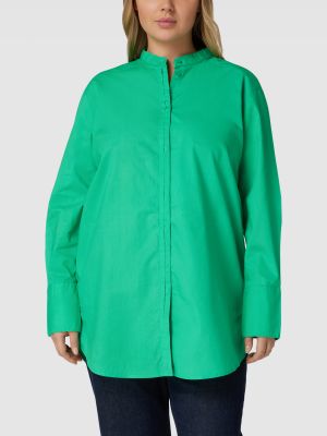 Bluzka ze stójką Esprit zielona