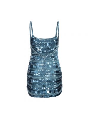 Sukienka mini Retrofete niebieska