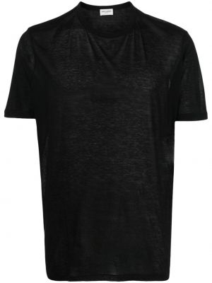 Tričko Saint Laurent čierna