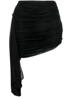 Asymetrická sukňa Andreādamo čierna