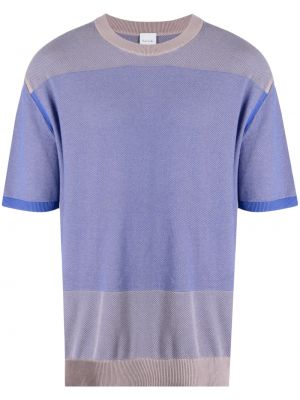 Adīti kokvilnas t-krekls Paul Smith violets